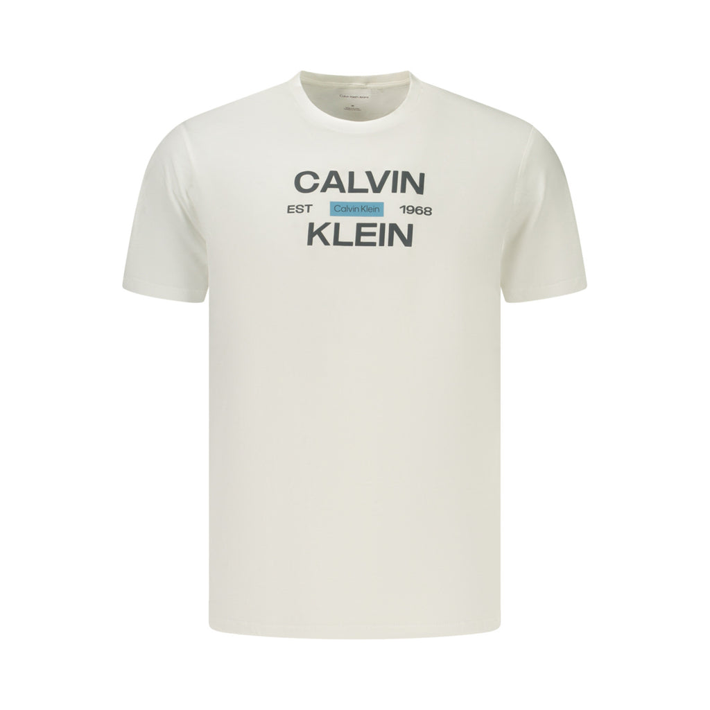 Tricou Bărbați Calvin Klein Alb