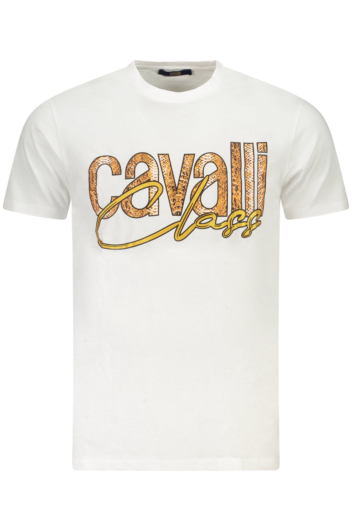 Tricou Bărbați Cavalli Class Alb
