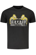 Tricou Bărbați Cavalli Class Negru