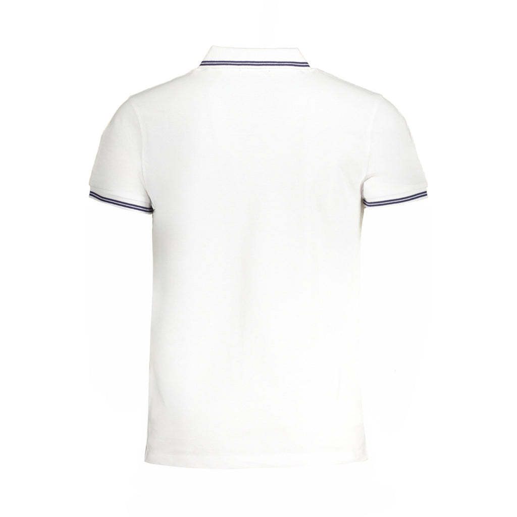 Tricou Polo Bărbați Cavalli Class Alb