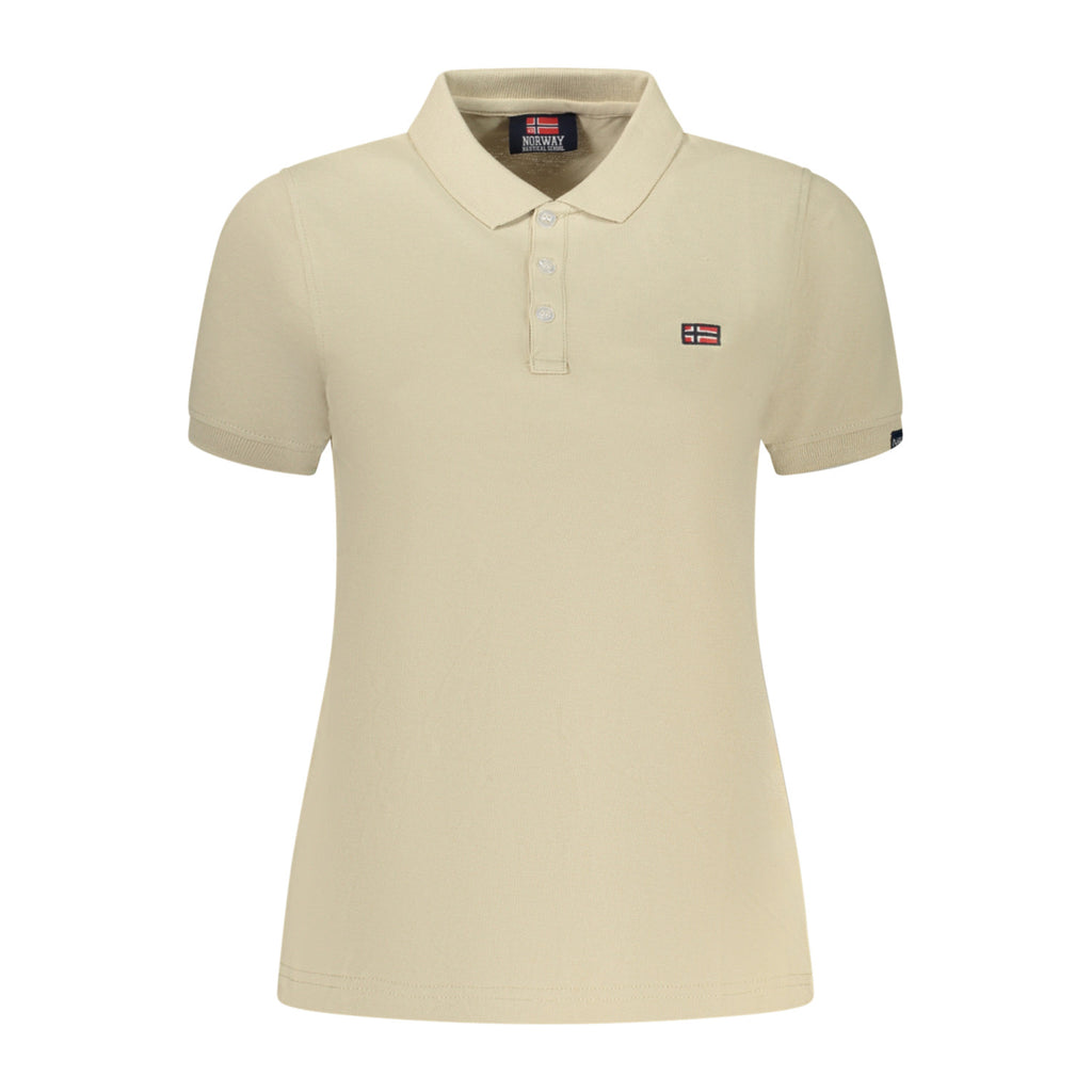 Tricou Polo Damă Norway 1963 Bej